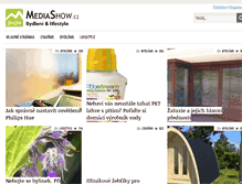Tablet Screenshot of bydleni.mediashow.cz