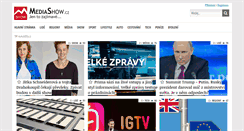 Desktop Screenshot of mediashow.cz