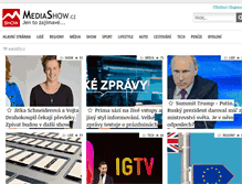 Tablet Screenshot of mediashow.cz